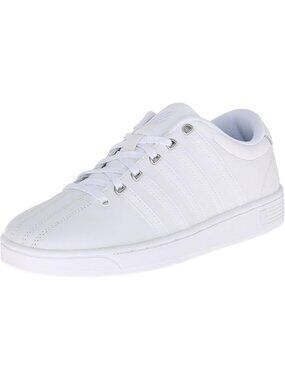 Women's White Silver Slip On Comfortable Platform Lace Up Modern Fashion Sneaker